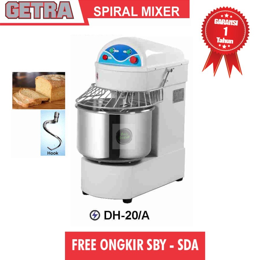 GETRA DH 20 spiral mixer