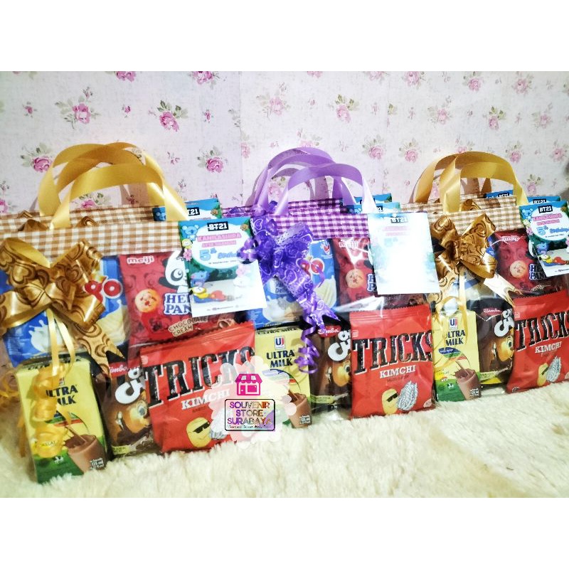 Snack Ulang Tahun Anak / Bingkisan Snack Ultah / Paket Snack No Chiki / Goodiebag Snack / Paketan Snack Ultah / Souvenir Snack Ultah