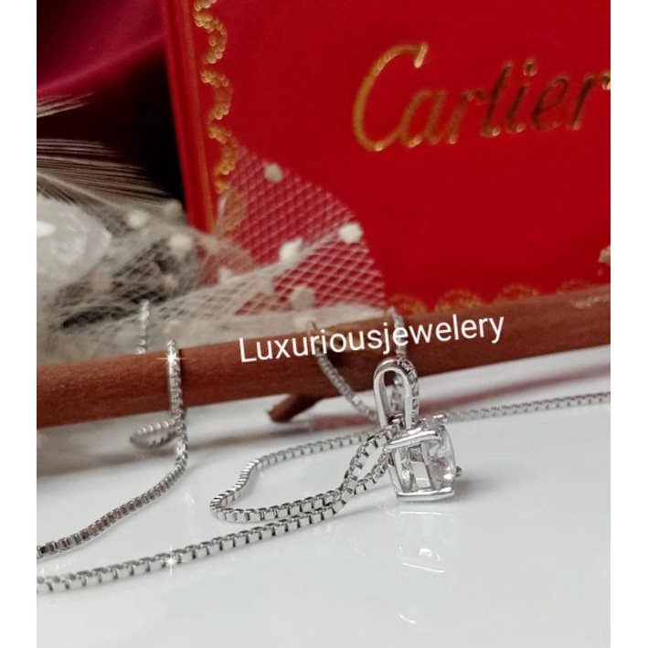 Luxuriousjewelery- Kalung simple dan elegant Replika Berlian