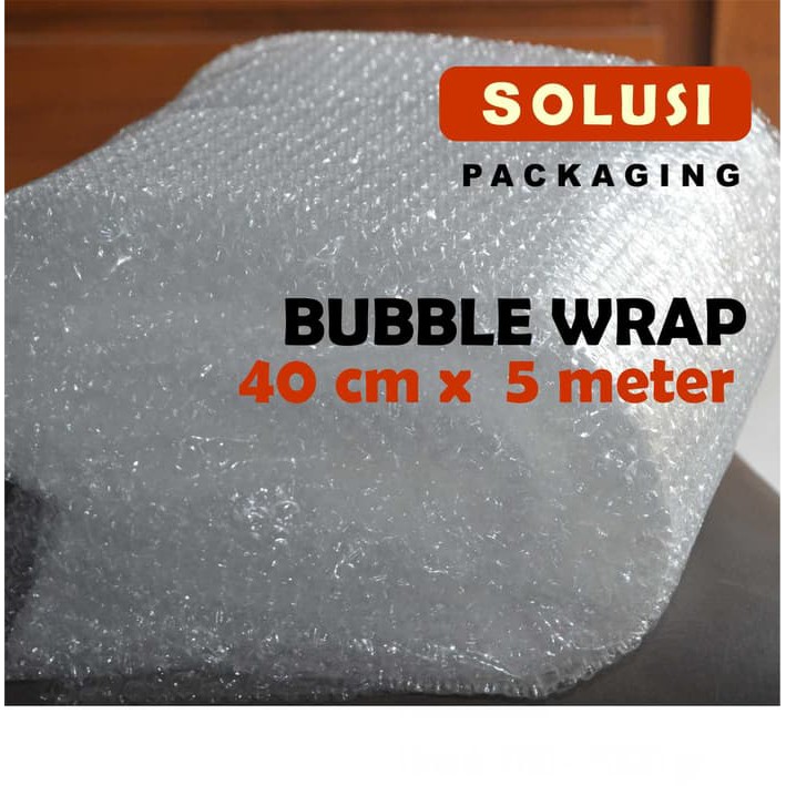 

BUBBLE WRAP 40 cm x 5 meter / PLASTIK BUBBLE WRAP / PLASTIK GELEMBUNG