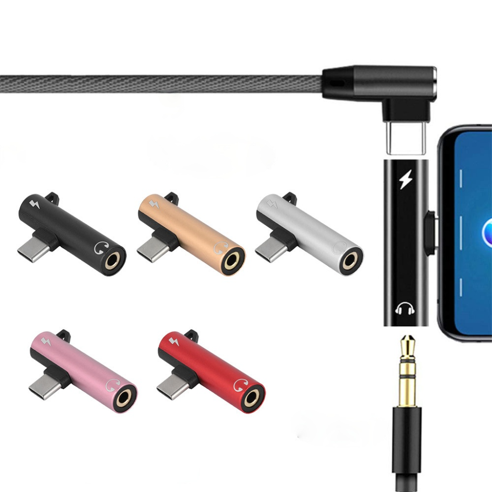 For Iphone 2in1 Kabel Adapter / Konverter Audio Fast Charging Untuk For Apple