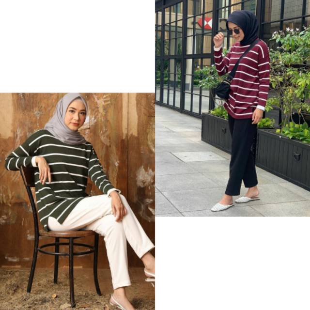 Stripes cotton sweater by heaven lights