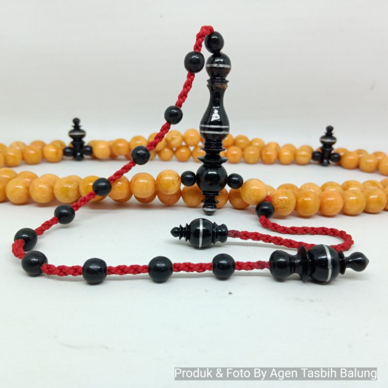 Tasbih Batu Marjan Orange Super, Kepala Akar Bahar Asli &amp; Alami, Asli Batu Karang Laut