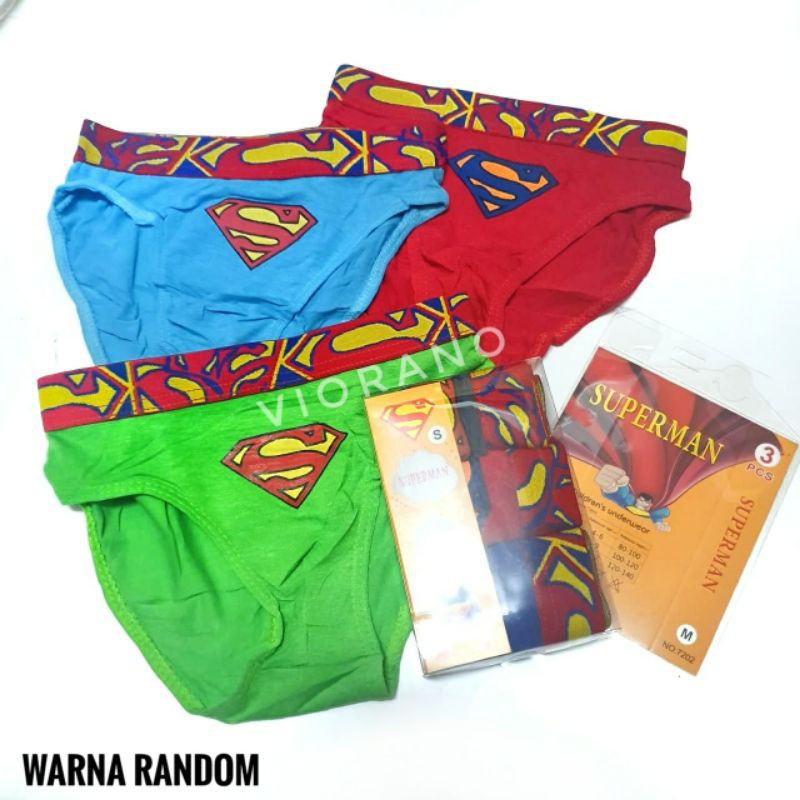Cd Anak Laki-laki Isi 3pcs Size S M L Celana Dalam Anak Pria Pakaian Dalam Anak Murah