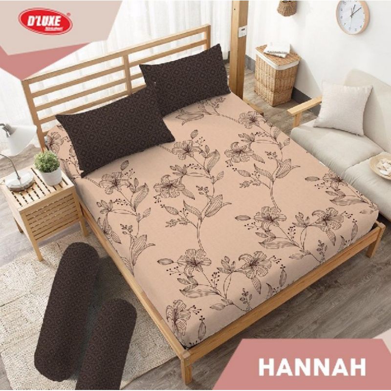 Sprei Deluxe Kintakun 160x200 Queen T.30 Hannah
