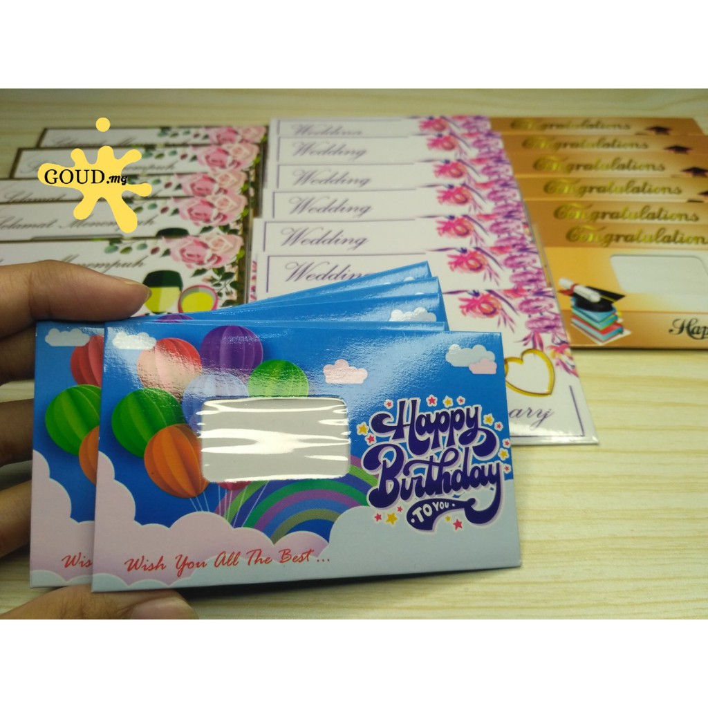 Kartu Amplop MiniGold Gift/ Gift Series