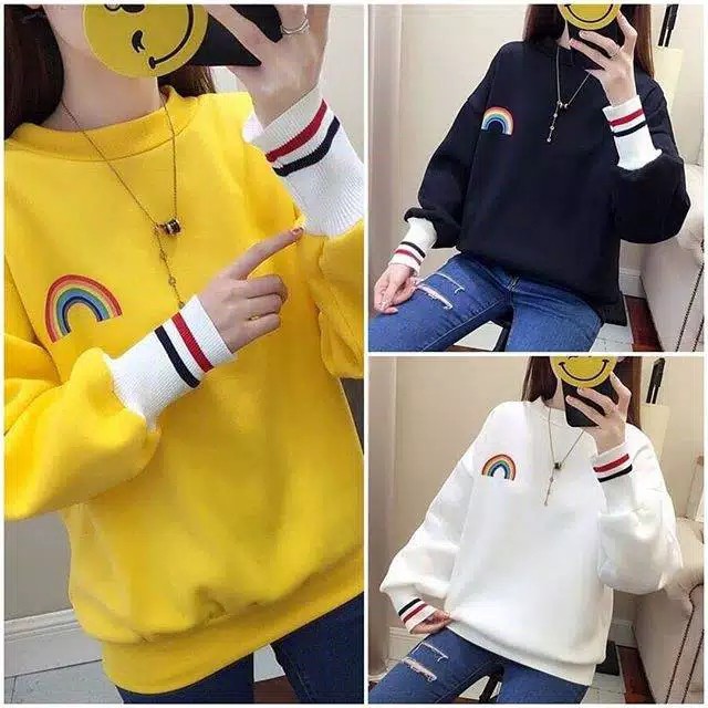 Sweater Wanita // Baju sweater wanita Oblong RAINBOW