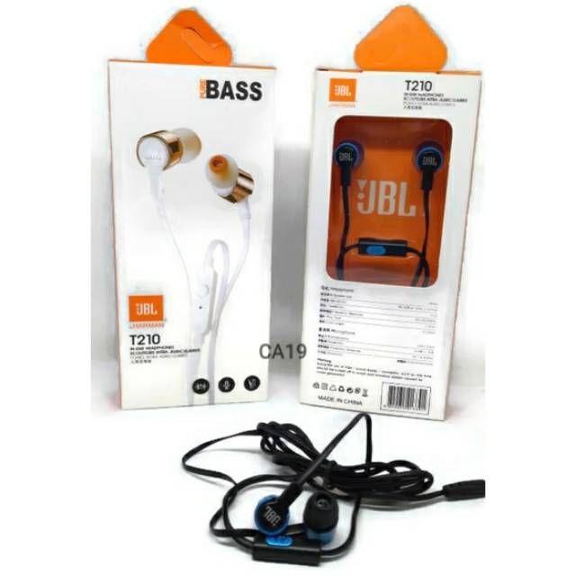 HF/Handsfree/Headset m/Earphones JBL T210