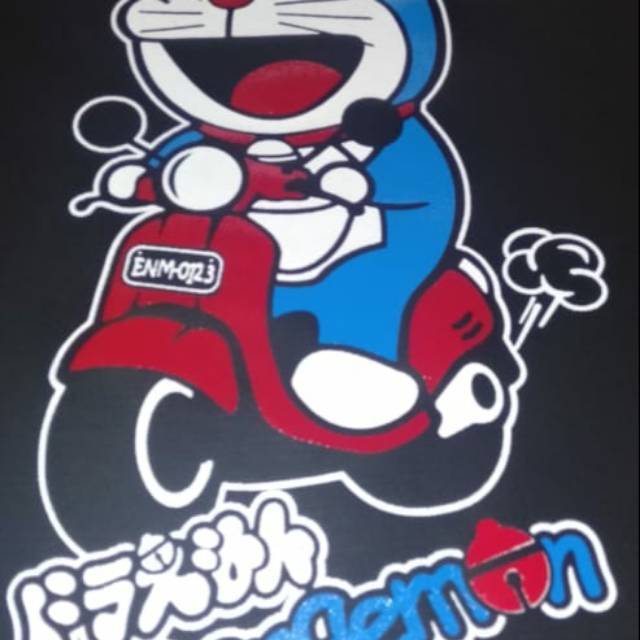 Kulit Jok Motor Doraemon Vespa Enmore