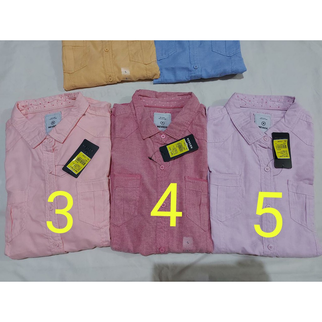S/L/XL-NEVADA/Kemeja Wanita LENGAN PANJANG/Polos-6