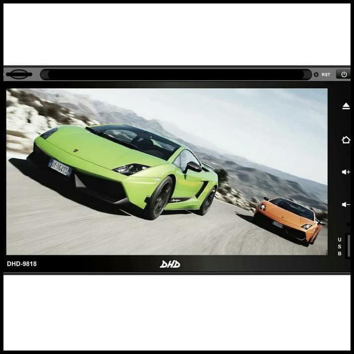Promo Terbatas Double Din Mirror Link Android Dhd-1076 Mp4 Panel Glass