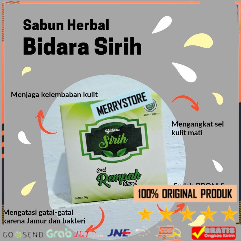 Sabun Bidara Sirih Herbal [sabun spesialis gatal-gatal]