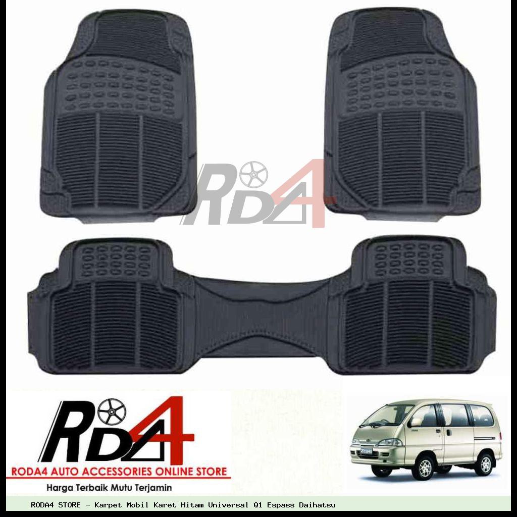 Karpet Mobil Karet Hitam Universal Q1 Espass Daihatsu