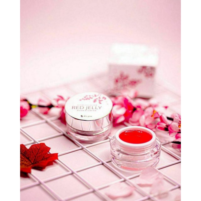 ( NB ) RED JELLY MS GLOW ORIGINAL FREE GIFT CANTIK