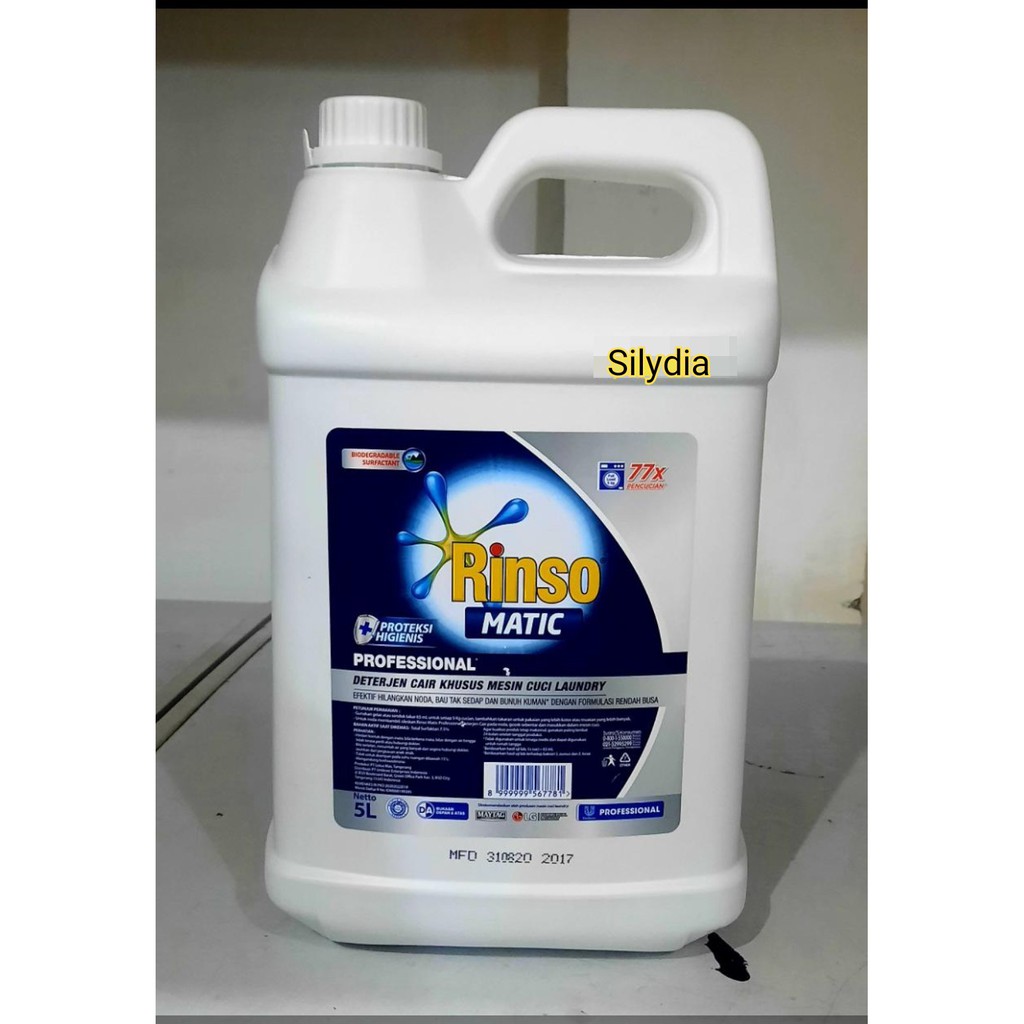 Rinso Matic Professional Deterjen Cair 1,8l/5l