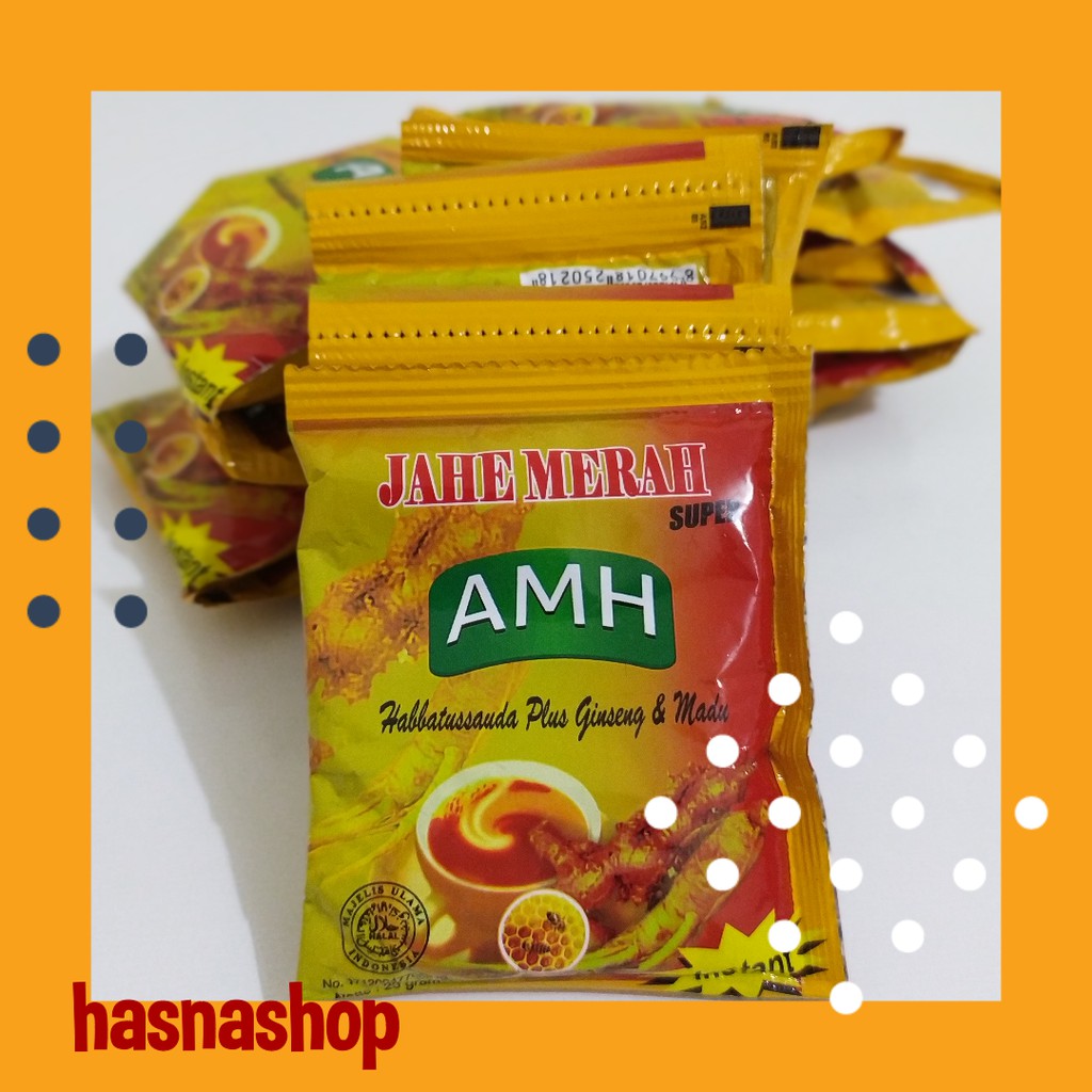 

Jahe Merah Super AMH Habbatussauda Plus Gingseng Dan Madu