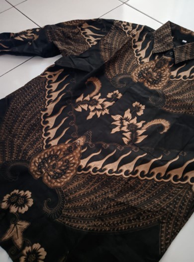 Kemeja Batik Slimfit Lengan Panjang Modern Baju Batik Distro Pria Batik Diamond