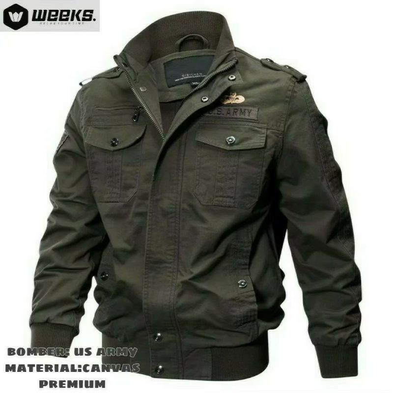 Jaket Bomber Army/jaket bomber pria/jaket bomber keren