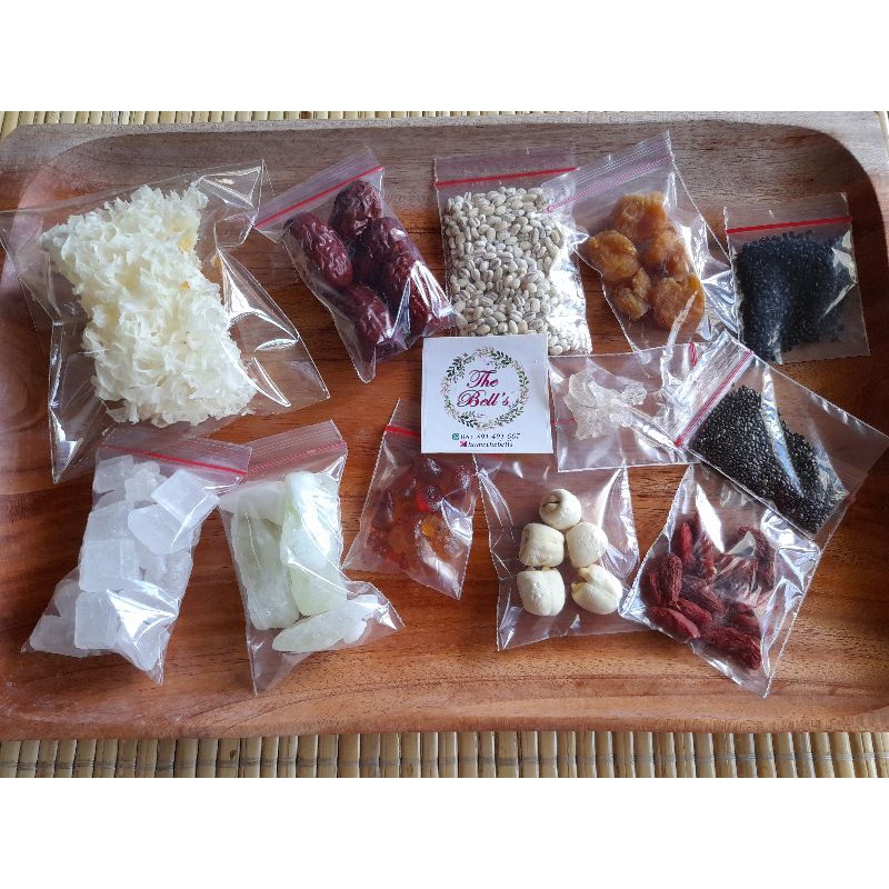 Peach Gum Dessert 11 Bahan Premium (5-6cup)