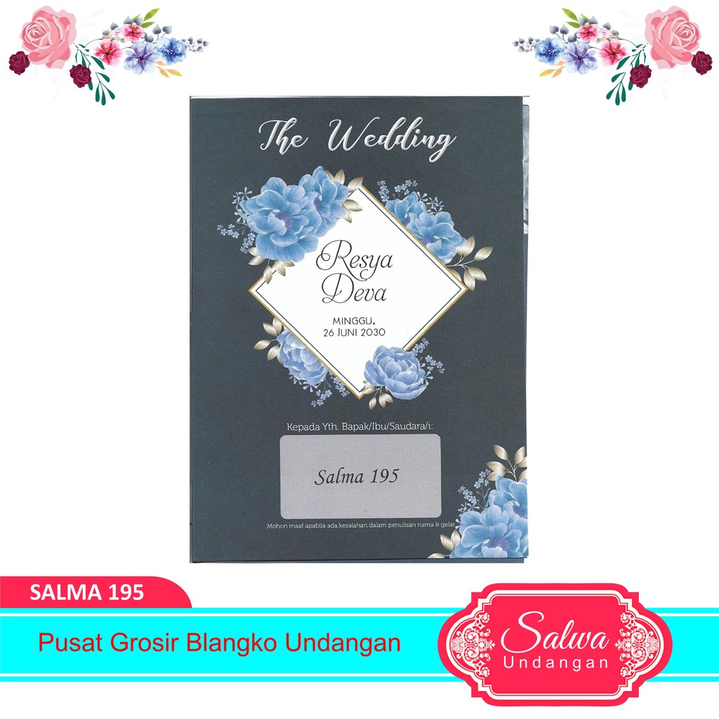 Blangko Undangan Salma 195 Harga Murah