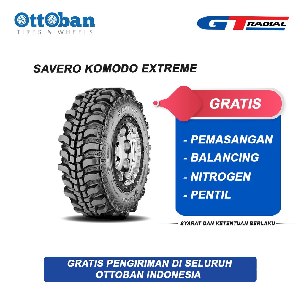 GT Radial Savero Komodo Extreme 245 75 R16 Ban Mobil