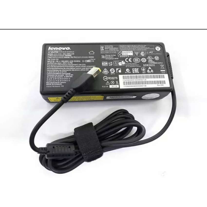 Adaptor Charger Laptop Lenovo Legion Y520 Y530 Y730 20V 6.75A USB New Model Slim