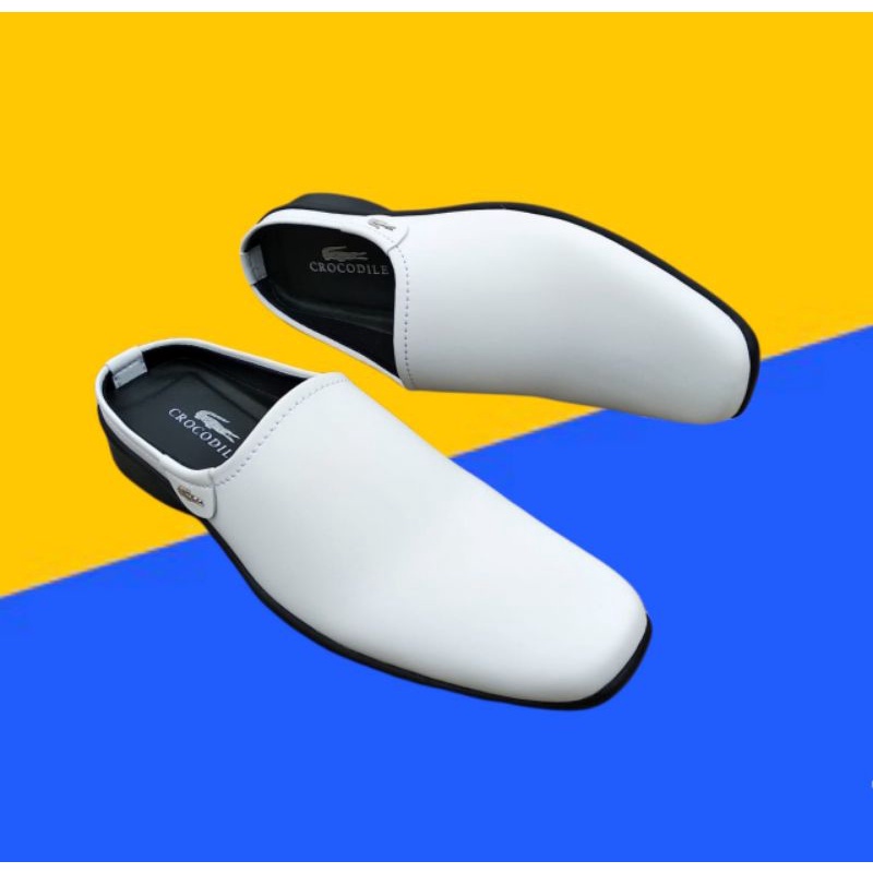 sepatu bustong habib bahar hitam/putih