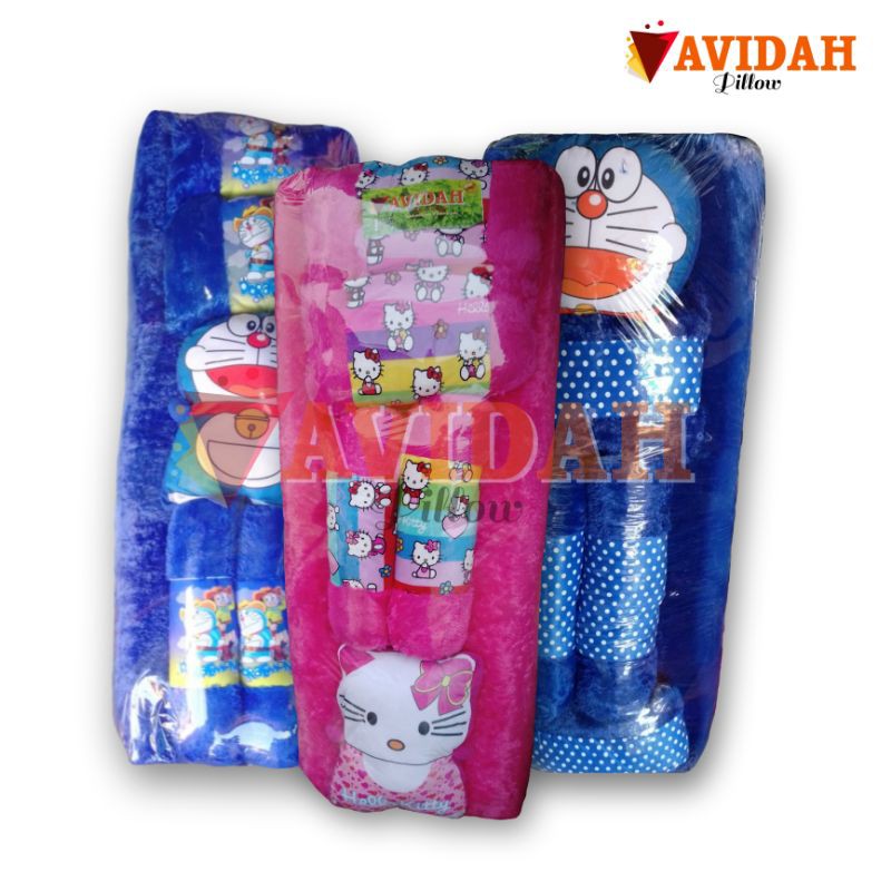 Kasur Lipat Lantai Bulu Rasfur Karakter 5 boneka 140x170x6 Avidah