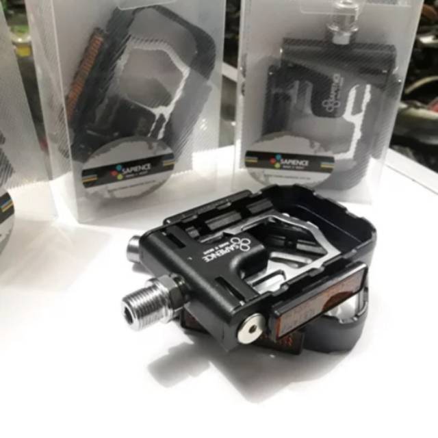 PEDAL LIPAT FOLDING SAPIENCE HITAM BEARING