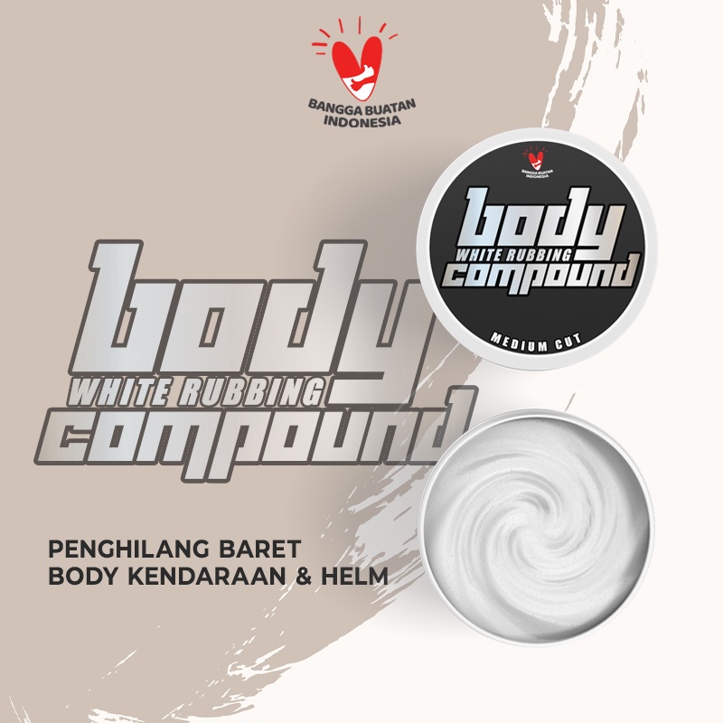 [Z174] Body Compound Scratch Remover Penghilang Lecet Baret Goresan Noda Kompon Poles Gosok Mobil Motor