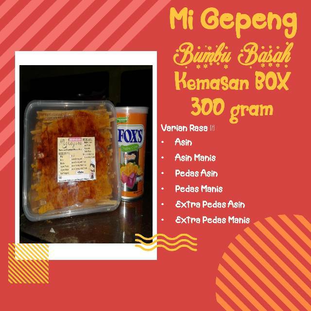

Mi Gepeng Bumbu Basah
