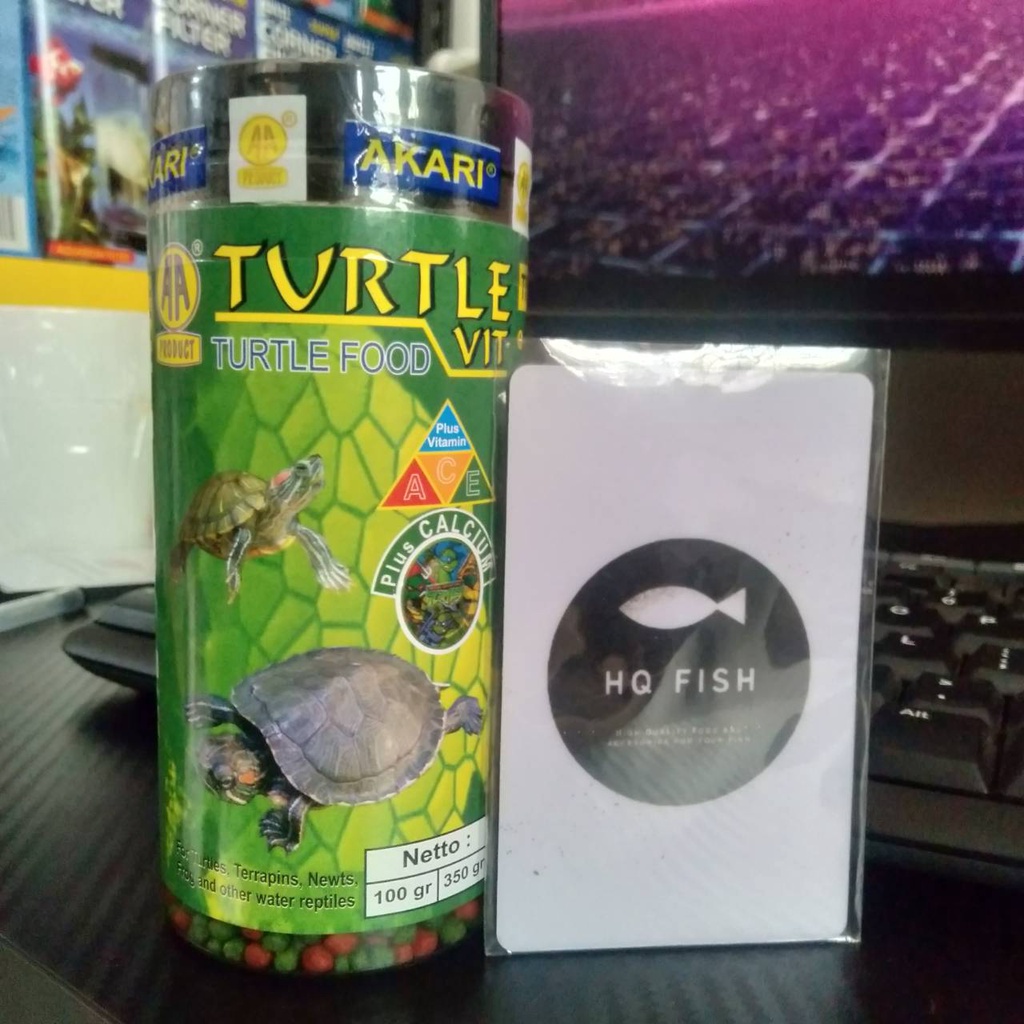 AKARI TURTLE VIT 100 GR MAKANAN KURA KURA