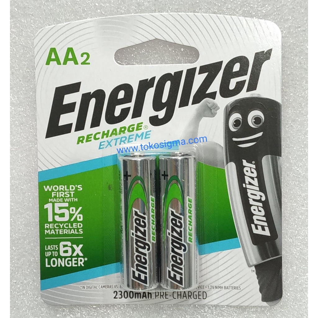 BATERAI ISI ULANG ENERGIZER RECHARGE BATT NiMH AA 2300mah