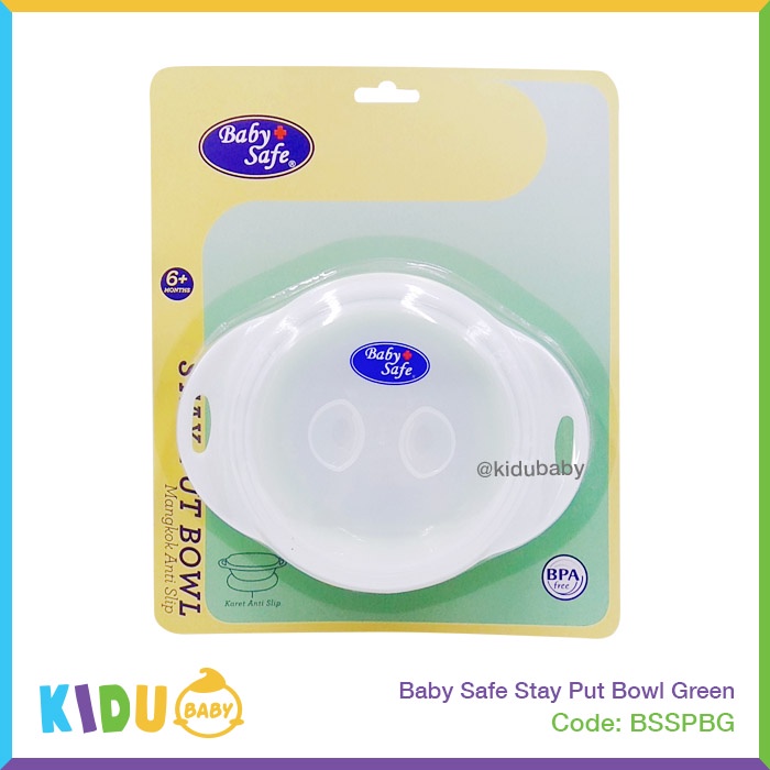 Baby Safe Stay Put Bowl Mangkok Anti Slip Mangkok Makan Bayi Perlengkapan Makan Bayi dan Anak Kidu Baby