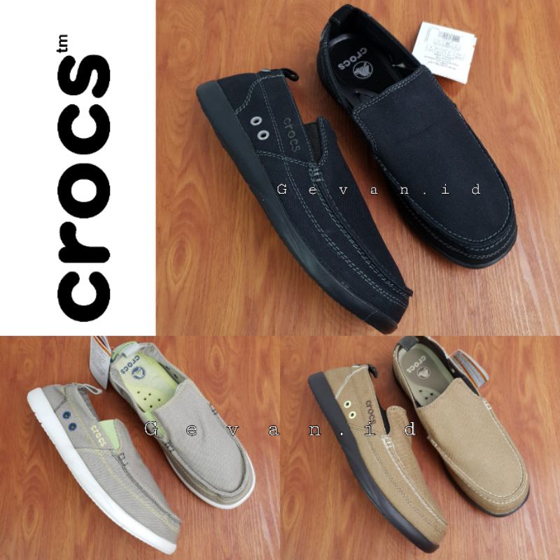 SEPATU CROCS PRIA / SEPATU CROCS WALUMAN / SEPATU SLIPON CROCS