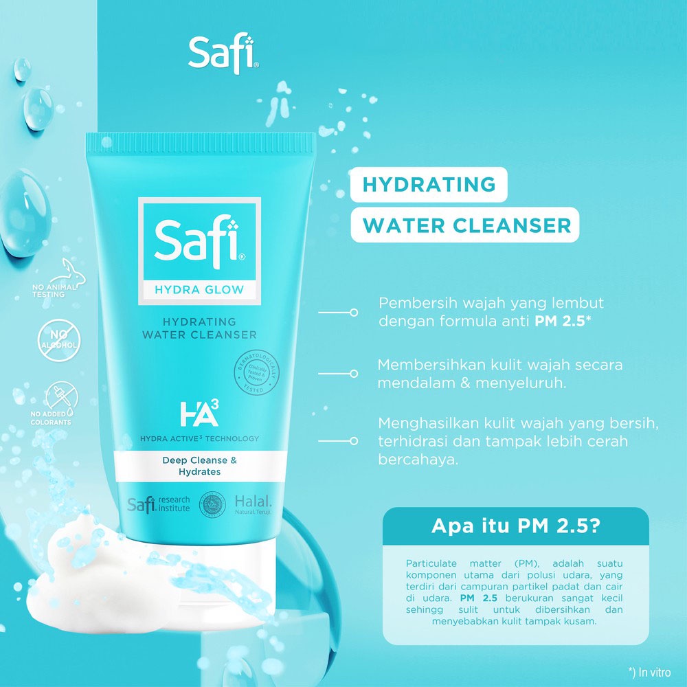 Safi Hydra Glow Hydrating Water Cleanser 125gr