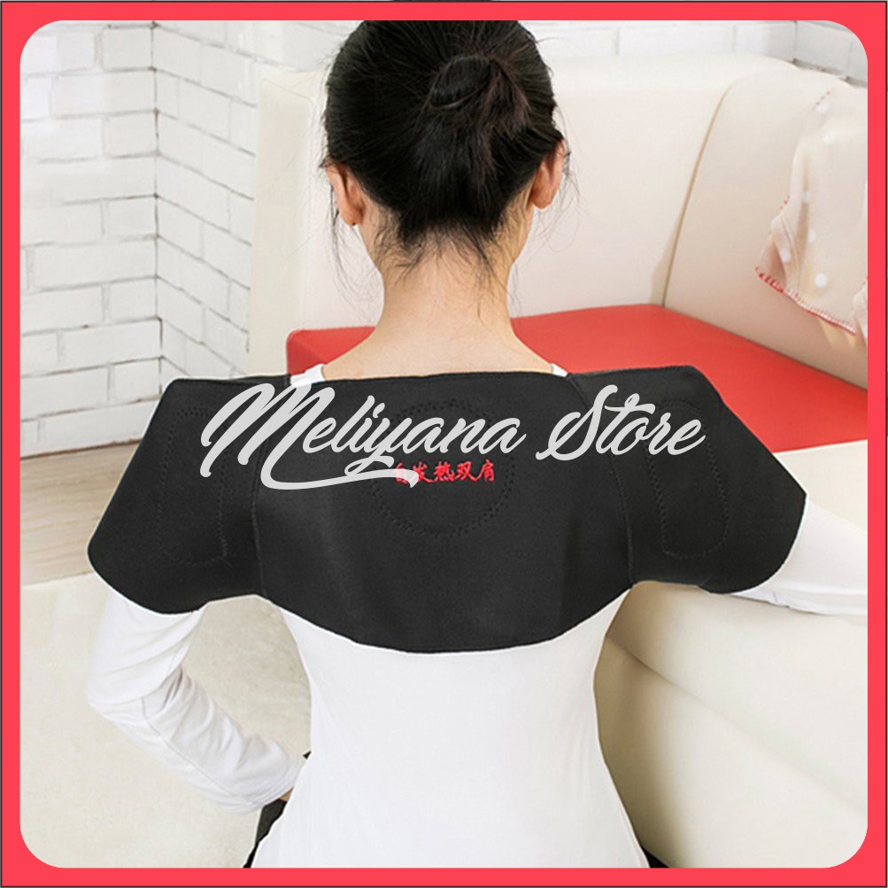 [ READY BANDUNG ] Alat Terapi Sakit Bahu Sabuk Bahu Magnetik Batu Turmalin