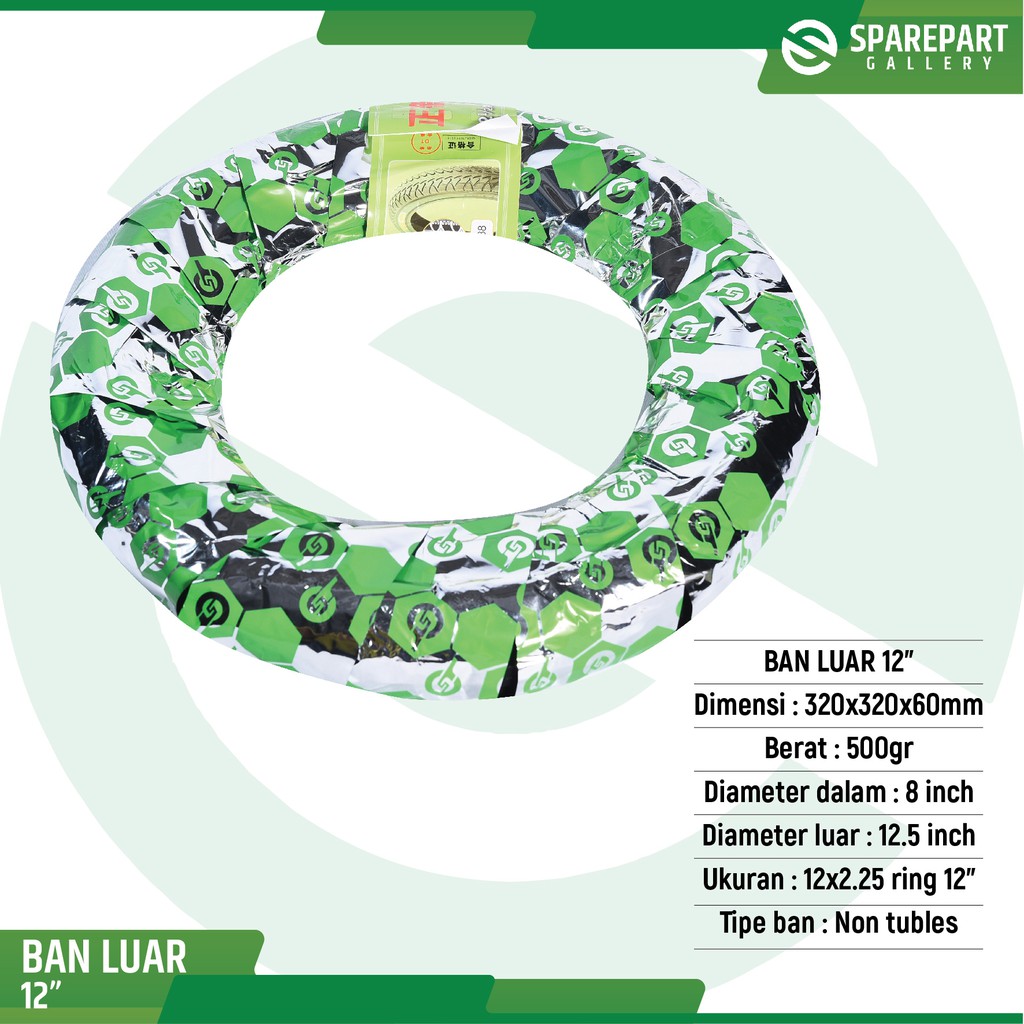 Ban luar 12inch (12,5x2.25) ring 12&quot;