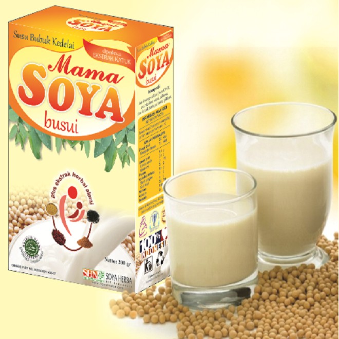 Mama Soya Rasa Coklat &amp; Vanila  / Mamasoya Coklat 200gram - Susu Kedelai Busui