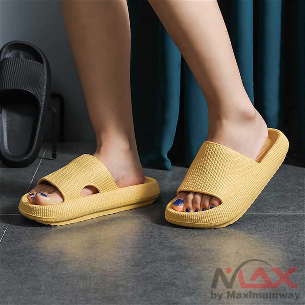 Rhodey Ezy Sandal Rumah Pria Wanita Anti Licin dan Super Nyaman Bahan 100% EVA Soft, Anti Air Lembut Anti-Slip Anti Licin Pria Wanita Sandal mandi Slipper EVA Soft Unisex Sandals Shoes Beach Slides Shower Slipper Soft Sole Women Men Ladies Bathroom