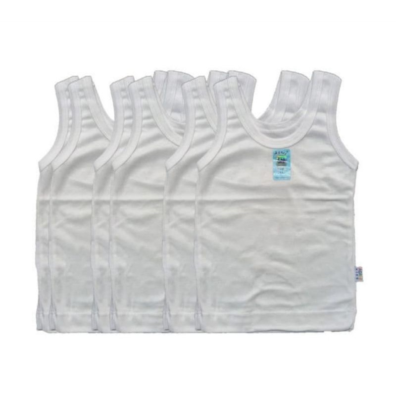 SINGLET ANAK  LAKI KIDS AGREE,BAHAN KATUN SG ST04 Ukuran 24 - 36 (MIN 3 PCS)