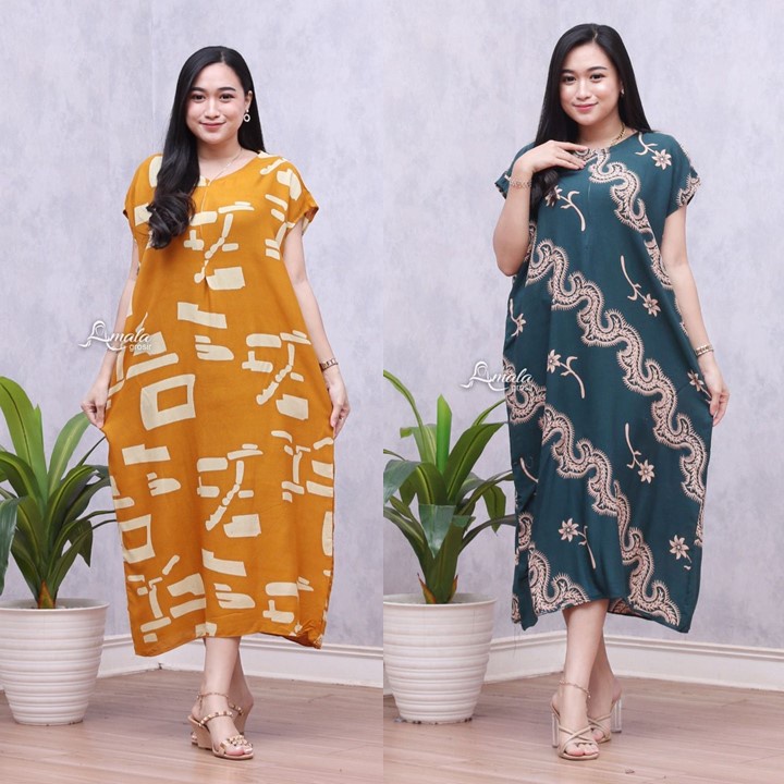 Grosir Baju Pakaian Daster Dress Homedress Batik Jumbo Wanita kekinian Murah Ibu Ibuk Ibu2 Menyusui 