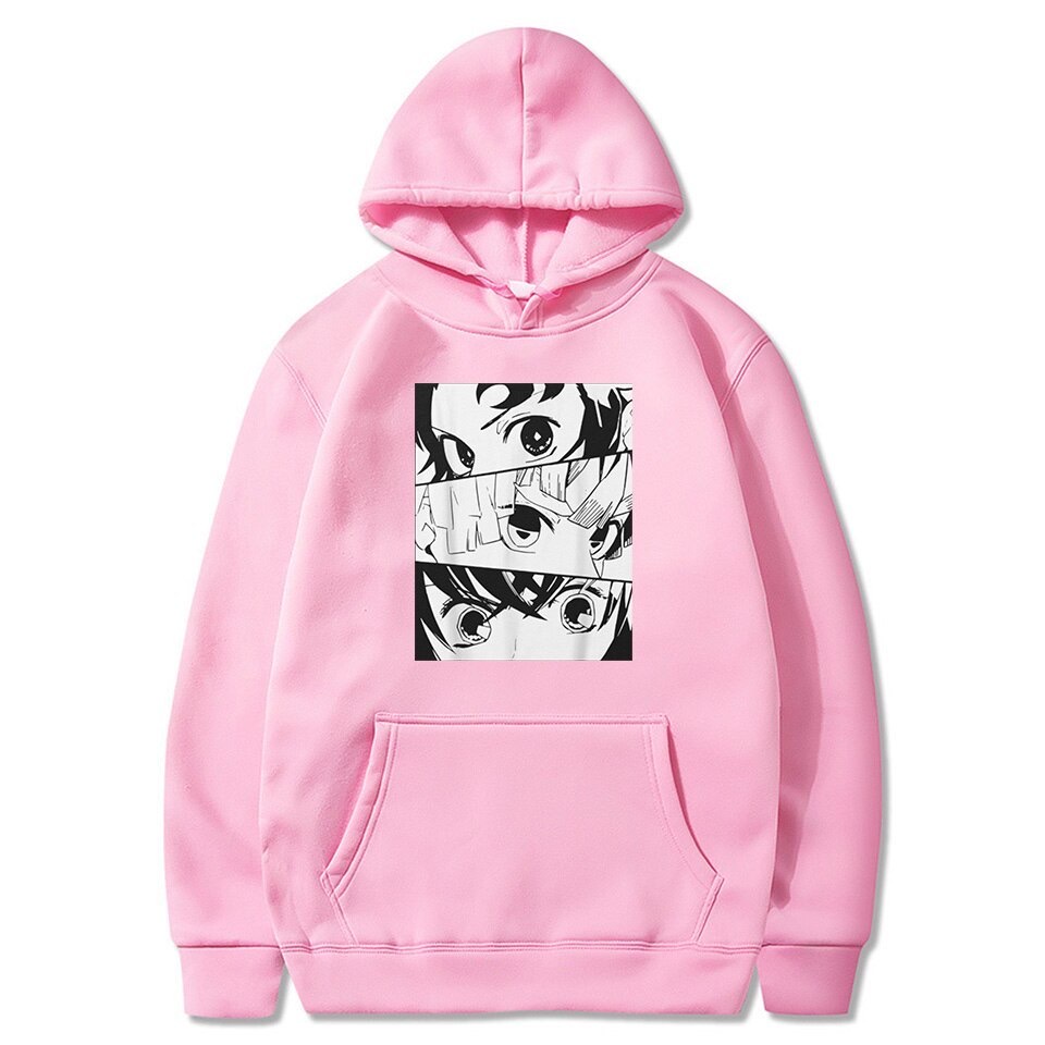 TANJIRO KAMADO Jumper Hoodie II Sweater Hoodie Anime II Sweter Oblong Topi Sz M - XL ( Pria &amp; Wanita / Anak &amp; Dewasa )