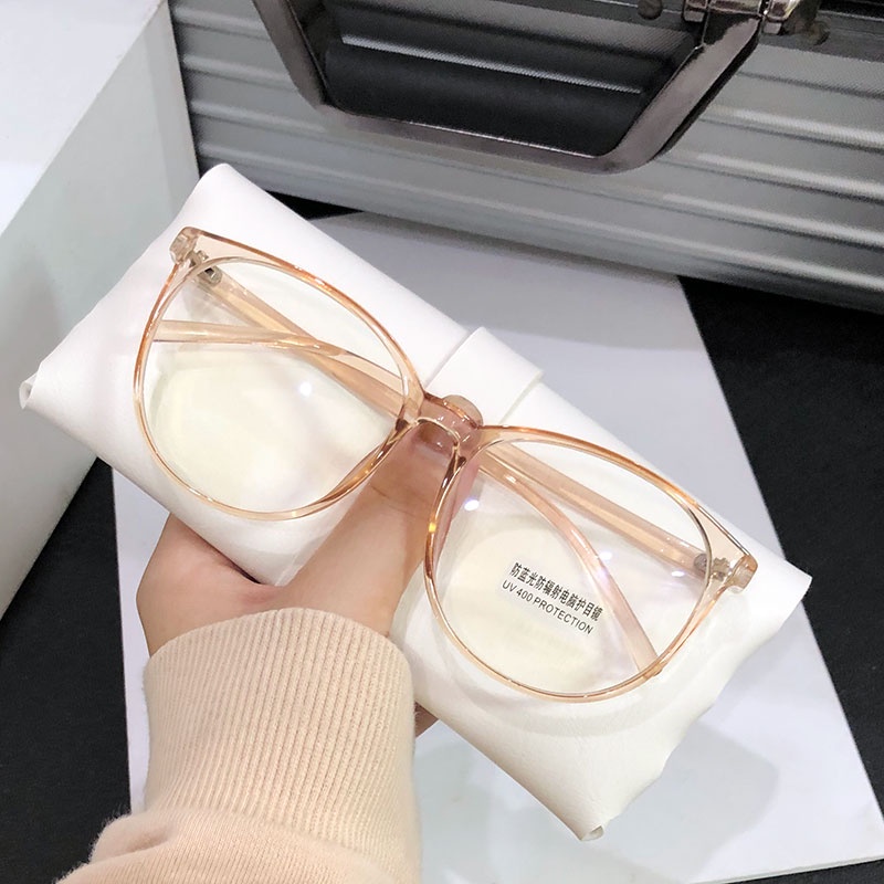 [✅READY STOCK] Wanita Pria frame kacamata  Fashion Korea Anti-Blue Light / anti radiasi  kacamata murah  Penjualan Panas Mode