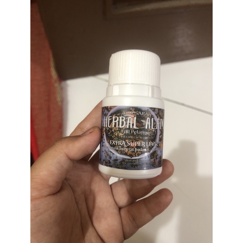 pelangsing dr.sarah ori 100% berhologram ds level 2