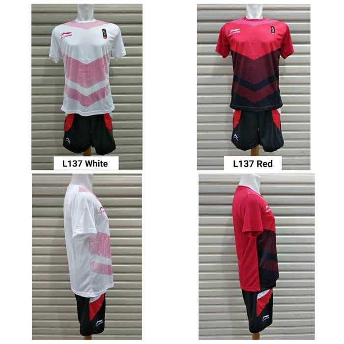JERSEY SETELAN BADMINTON / BULUTANGKIS LINING L137 + CELANA CPL