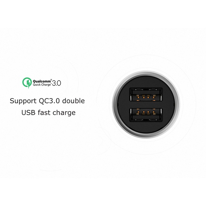 Car Charger Dual USB QC3.0 5V/3A CZCDQ02ZM