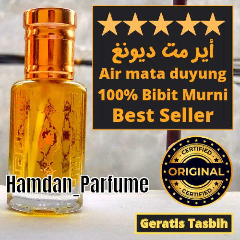 PARFUM AIR MATA DUYUNG Minyak Wangi ARAB Murni Non alkohol asli 100% BestSeller 