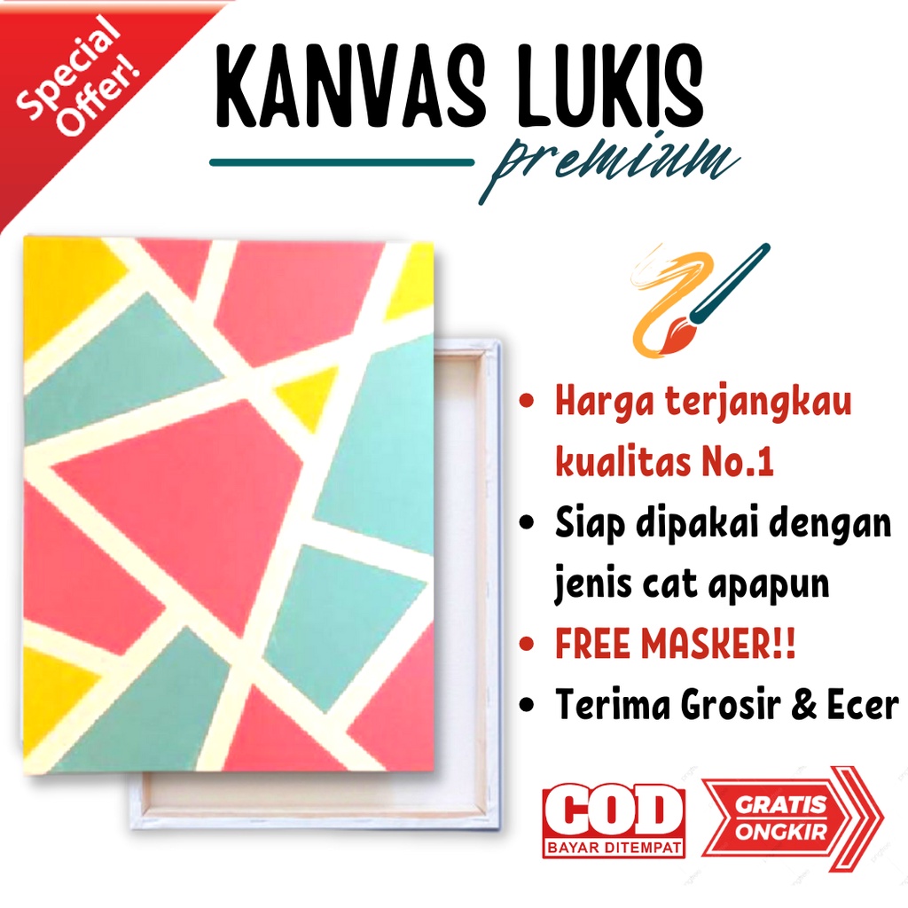 

KANVAS LUKIS 30X40 PREMIUM FREE MASKER / KANVAS LUKIS BAHAN TERBAIK / KANVAS LUKIS TUGAS SEKOLAH