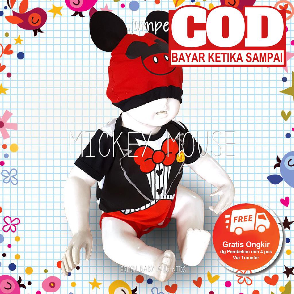 BAJU BAYI JUMPER BAYI JAS MIKI MICKEY MOUSE Victoria